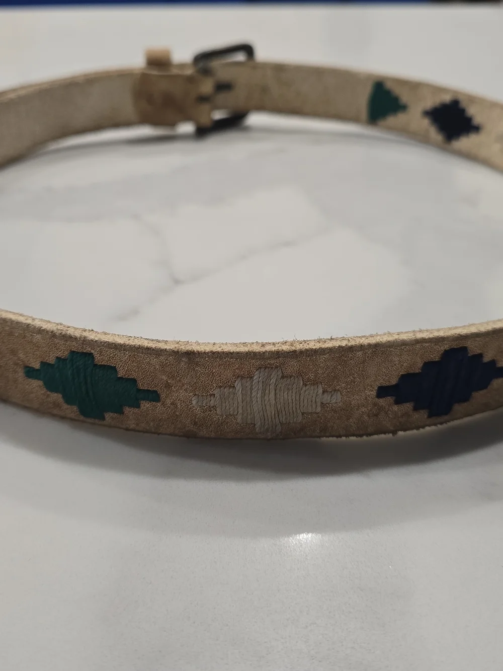 El Resero Genuine Argentine Leather Polo Belt | Size 34
